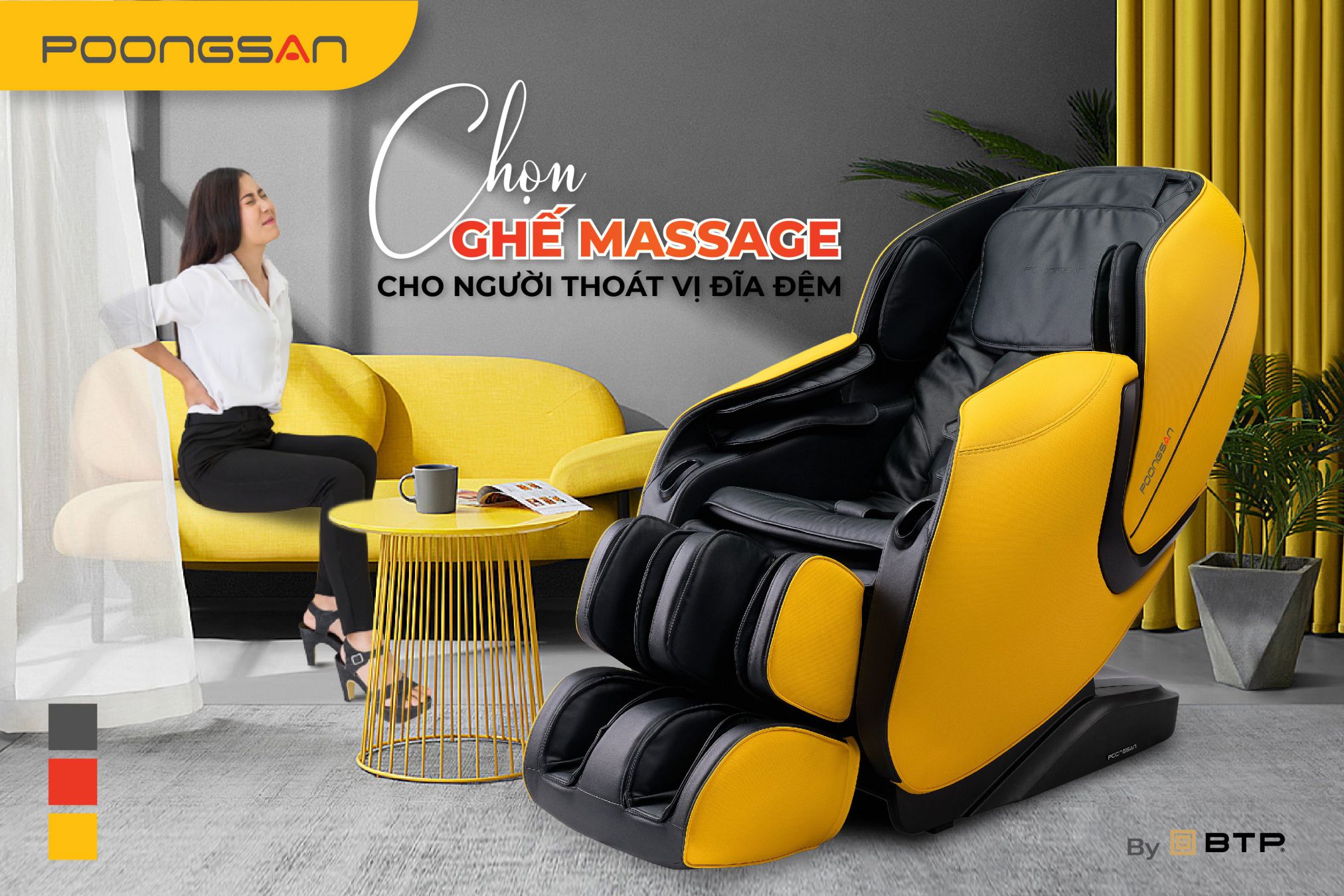 Những lưu ý chọn ghế massage cho người thoát vị đĩa đệm